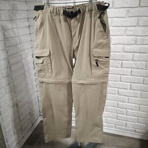 BC Clothing Co. Men's Size XXL Tan Zip Off Pants / Cargo Shorts
